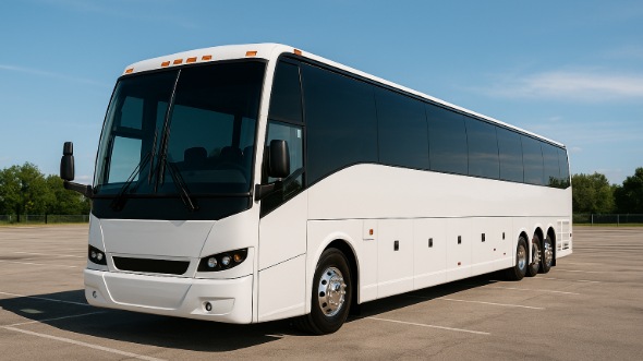 Exterior of Charter Bus Company Coon Rapids's 40 Passenger Party Bus in Coon Rapids