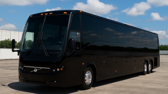 Exterior of Charter Bus Company Rochester's 40 Passenger Party Bus in Rochester
